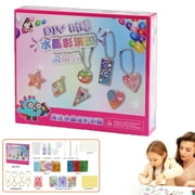 DIY Resin Pendant Kit for | 2025 Creative Handmade Crystal Epoxy Jewelry Making Set | Includes Molds Glitter 20ml | Gift for Children Boys Girls Crafts Christmas Birthday